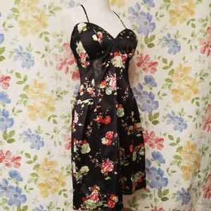 XOXO Floral Bodycon Slip Dress